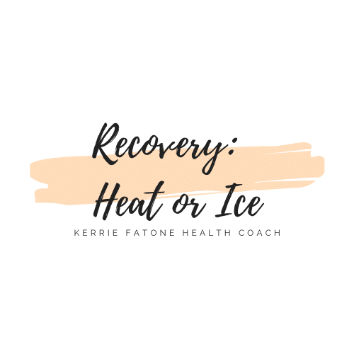 Recovery heat or ice